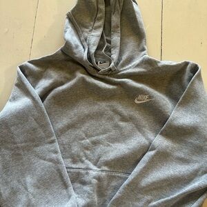 Nike Men’s Gray Hoodie Sweatshirt